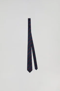 Polo Club Accessoires|Packs*Ensemble cravate et pochette en soie avec détails brodés Multicolore