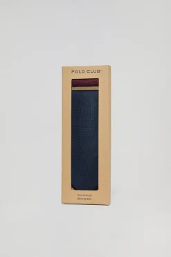 Polo Club Accessoires|Packs*Ensemble cravate et pochette en soie avec détails brodés Multicolore