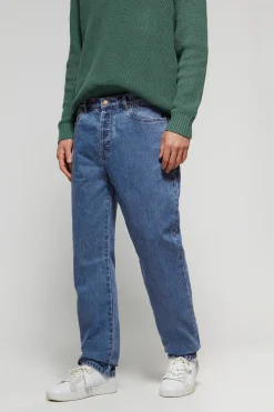 Polo Club Pantalons*Jean cinq poches en bleu avec détails Denim