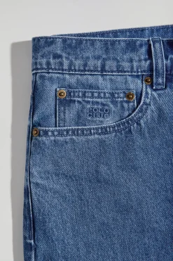 Polo Club Pantalons*Jean cinq poches en bleu avec détails Denim