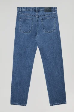 Polo Club Pantalons*Jean cinq poches en bleu avec détails Denim