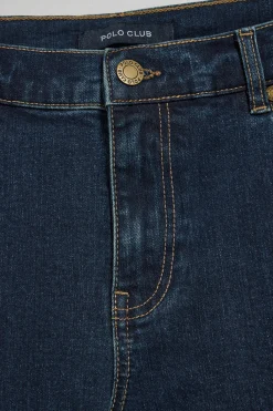 Polo Club Pantalons*Jean Tate avec détails Bleu Indigo