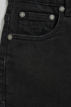 Polo Club Pantalons*Jean Telma avec détails Noir