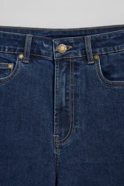 Polo Club Pantalons*Jeans jambes larges Jana Bleu Indigo