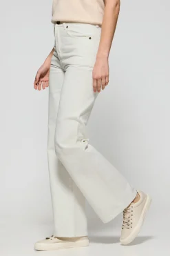 Polo Club Pantalons*Jeans jambes larges Jana Blanc