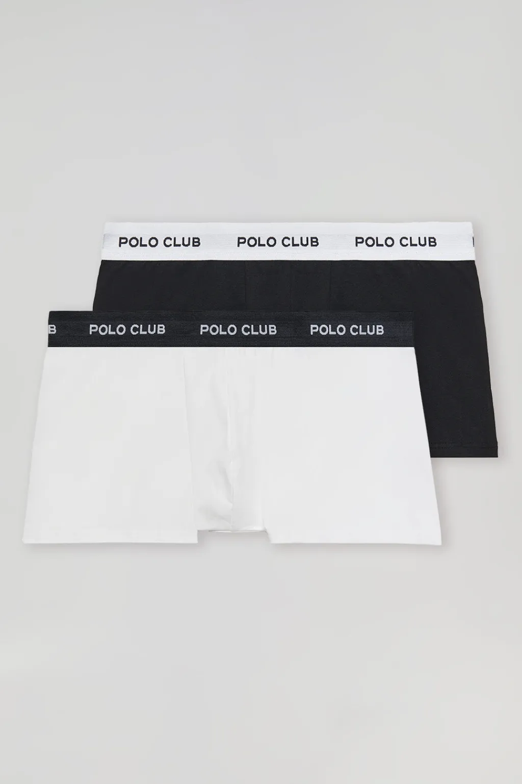 Polo Club Packs*Lot de deux boxers blanc et noir avec logo Multicolore