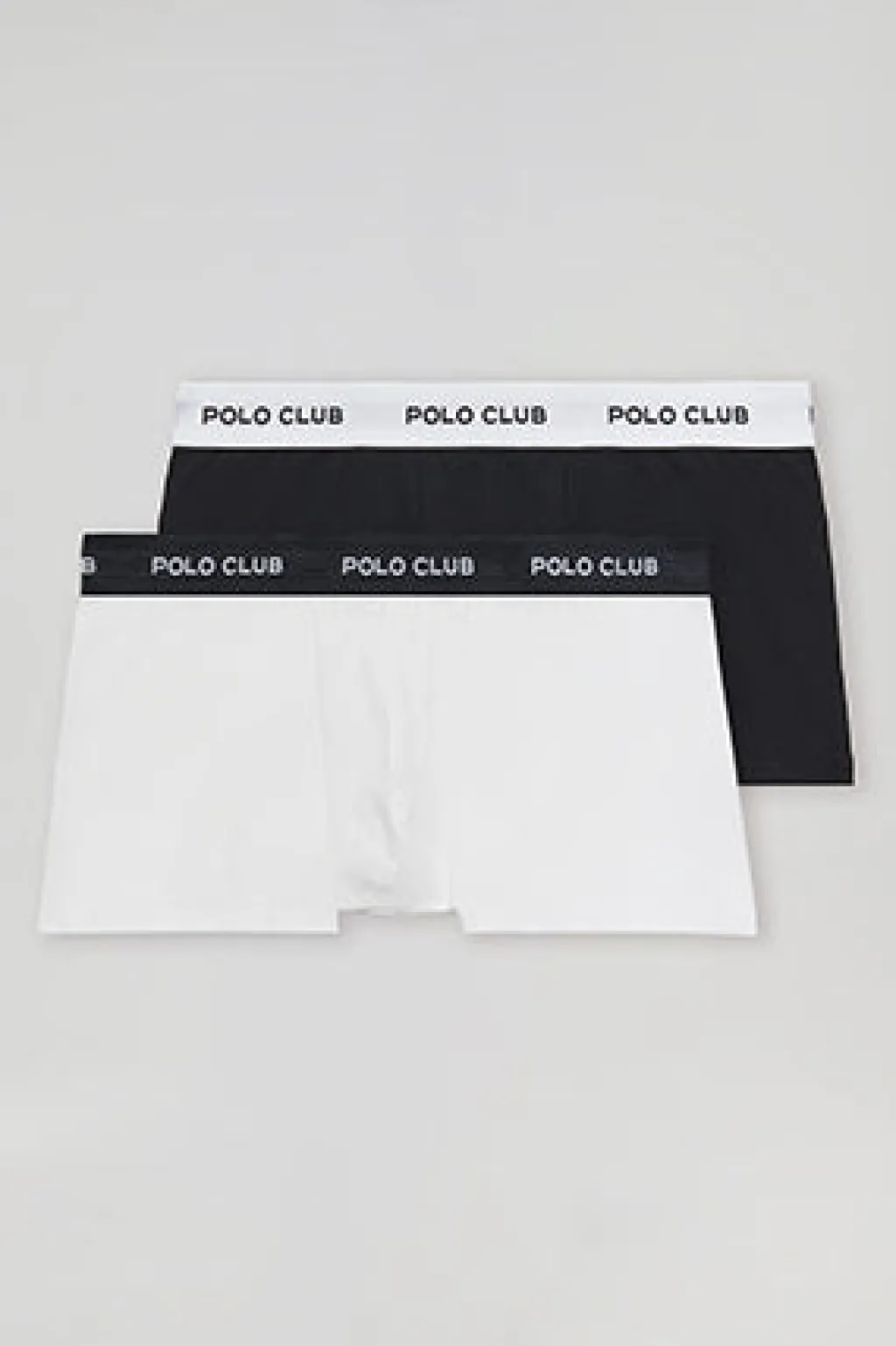 Polo Club Packs*Lot de deux boxers blanc et noir avec logo Multicolore