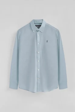 Polo Club Chemises|Packs*Lot de deux chemises bleu ciel et blanche à coupe regular avec logo Rigby Go Multicolore