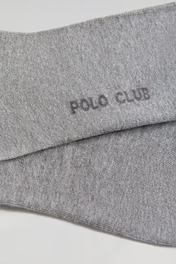 Polo Club Accessoires|Packs*Lot de deux paires de chaussettes es avec logo Rigby Go Gris