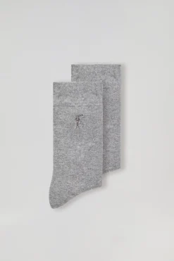 Polo Club Accessoires|Packs*Lot de deux paires de chaussettes es avec logo Rigby Go Gris