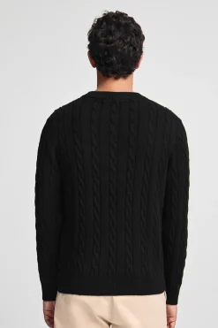 Polo Club Pulls|Packs*Lot de deux pulls en maille tressée en laine mélangée bleu marine et noir pour homme avec broderie Rigby Go Multicolore