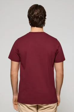 Polo Club T-Shirts|Packs*Lot de deux T-shirts grenat et bleu denim à col ras du cou et logo brodé Rigby Go Multicolore