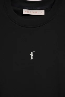 Polo Club Packs|T-Shirts*Lot de deux T-shirts noir et blanc sans manches à col ras du cou avec logo brodé Rigby Go Multicolore