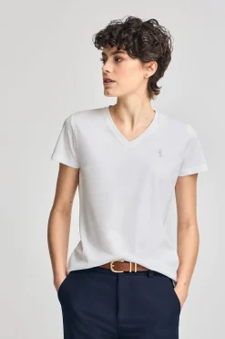 Polo Club Packs|T-Shirts*Lot de deux T-shirts noir et blanc à col en V et broderie Rigby Best Multicolore