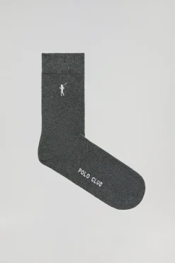 Polo Club Packs*Lot de trois paires de chaussettes avec logo Rigby Go Gris Foncé