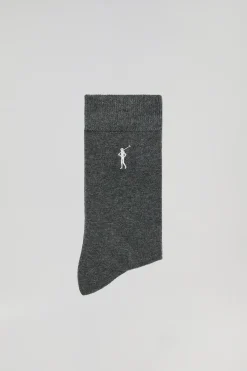 Polo Club Packs*Lot de trois paires de chaussettes avec logo Rigby Go Gris Foncé
