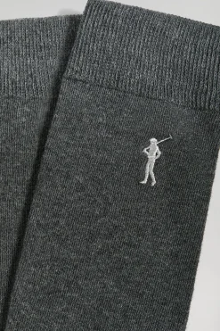 Polo Club Packs*Lot de trois paires de chaussettes avec logo Rigby Go Gris Foncé