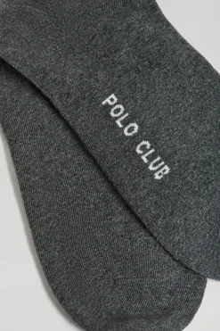 Polo Club Packs*Lot de trois paires de chaussettes avec logo Rigby Go Gris Foncé