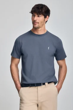 Polo Club T-Shirts|Packs*Lot de trois T-shirts à manches courtes en noir, bleu denim et blanc avec logo Rigby Go Multicolore