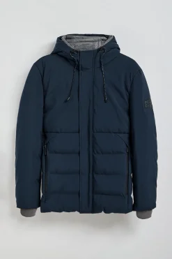 Polo Club Vestes*Manteau Aspen matelassé à capuche fixe et détails Bleu Marine