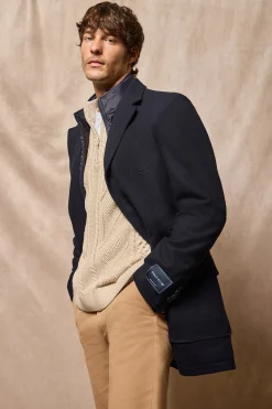 Polo Club Vestes*Manteau Cambridge avec détails Bleu Marine