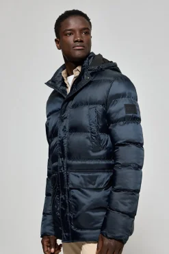 Polo Club Vestes*Manteau Greenwich avec poches et capuche fixe avec détails Bleu Marine