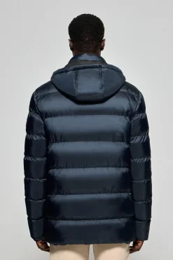 Polo Club Vestes*Manteau Greenwich avec poches et capuche fixe avec détails Bleu Marine