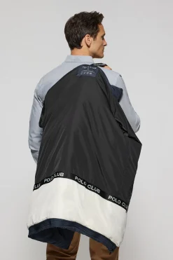 Polo Club Vestes*Manteau Staten à capuche amovible et détails Bleu Marine