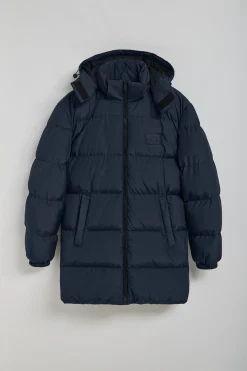 Polo Club Vestes*Manteau Staten à capuche amovible et détails Bleu Marine