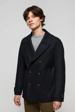 Polo Club Vestes*Manteau caban Calum avec détails Bleu Marine