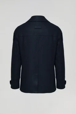 Polo Club Vestes*Manteau caban Calum avec détails Bleu Marine