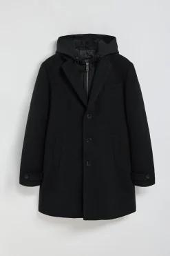 Polo Club Vestes*Manteau Claude avec détails Noir