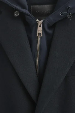 Polo Club Vestes*Manteau Clement avec logo Bleu Marine