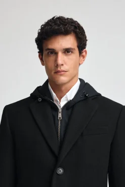 Polo Club Vestes*Manteau Clement avec logo Noir