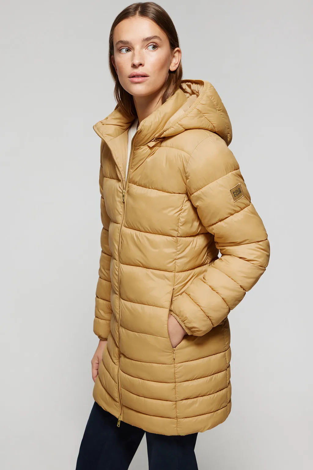 Polo Club Vestes*Manteau Corinne couleur ultralight avec capuche et logo Camel