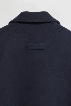 Polo Club Vestes*Manteau court en toile croisé et boutonné avec détails Bleu Marine