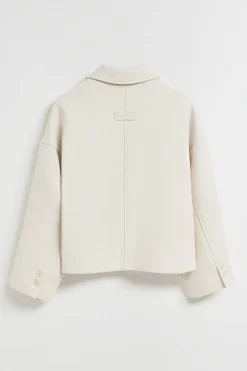Polo Club Vestes*Manteau court Lita boutonné avec détails Beige