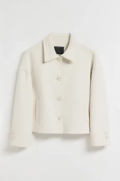 Polo Club Vestes*Manteau court Lita boutonné avec détails Beige