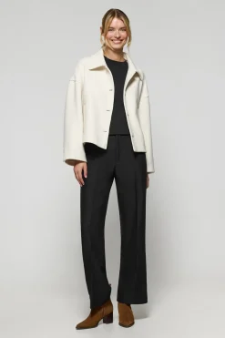 Polo Club Vestes*Manteau court Lita boutonné avec détails Beige