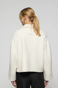 Polo Club Vestes*Manteau court Lita boutonné avec détails Beige
