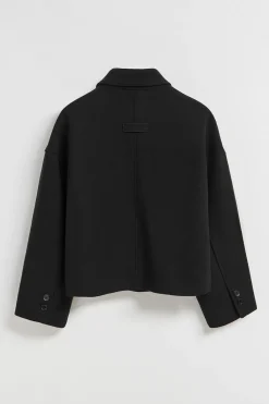 Polo Club Vestes*Manteau court Lita boutonné avec détails Noir