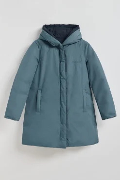 Polo Club Vestes*Manteau Gracia bleu réversible avec capuche fixe et détails Bleu Marine