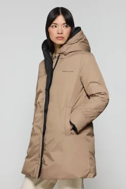 Polo Club Vestes*Manteau Gracia réversible avec capuche fixe et détails Noir