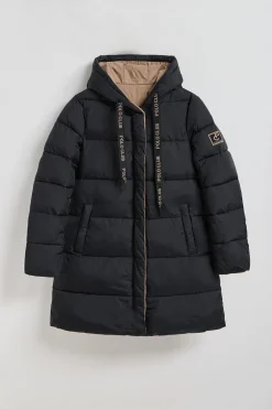 Polo Club Vestes*Manteau Gracia réversible avec capuche fixe et détails Noir