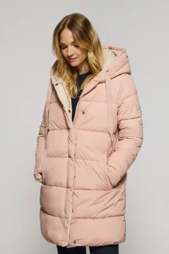 Polo Club Vestes*Manteau Gracia rose réversible avec capuche fixe et détails Rose pâle