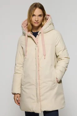 Polo Club Vestes*Manteau Gracia rose réversible avec capuche fixe et détails Rose pâle