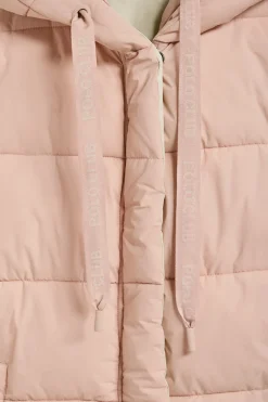Polo Club Vestes*Manteau Gracia rose réversible avec capuche fixe et détails Rose pâle