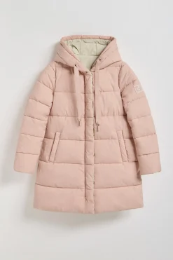 Polo Club Vestes*Manteau Gracia rose réversible avec capuche fixe et détails Rose pâle