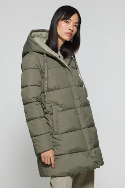 Polo Club Vestes*Manteau Gracia vert réversible avec capuche fixe et détails Vert militaire