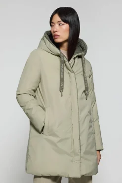 Polo Club Vestes*Manteau Gracia vert réversible avec capuche fixe et détails Vert militaire